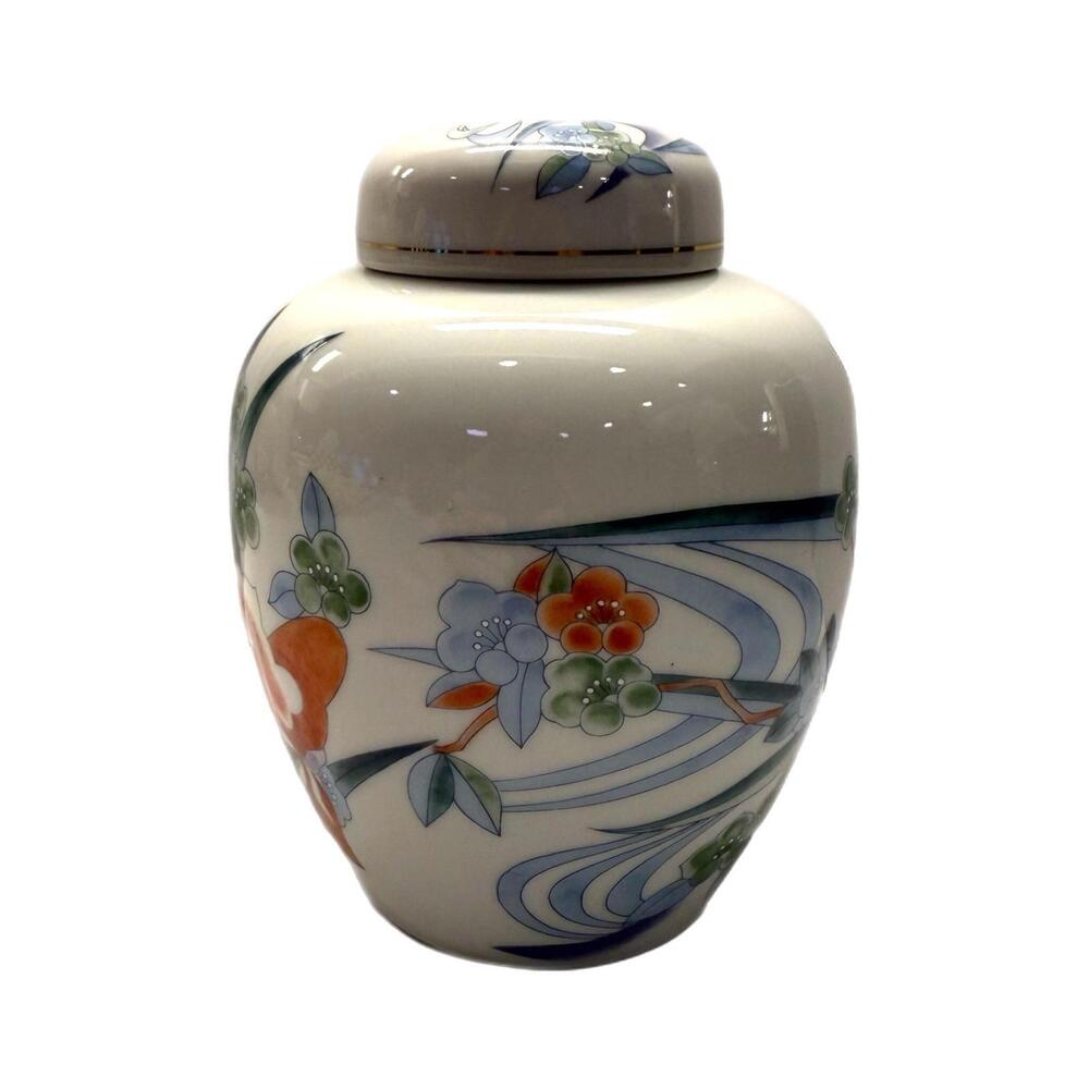Vintage Takahashi San Francisco Flora Pattern Ginger Jar - Picture 2 of 6